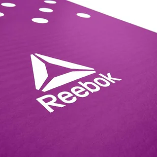 Reebok Mata treningowa do ćwiczeń 173x61x0,7cm fioletowa w kropki RAMT-12235PL - Maty do ćwiczeń - miniaturka - grafika 7