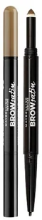 Maybelline Brow Satin kredka do brwi podwójne odcień 02 Medium brązowy - Akcesoria i kosmetyki do stylizacji brwi - miniaturka - grafika 5