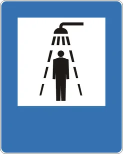 Znak drogowy informacyjny D-26D Natrysk - Wyposażenie miejsc publicznych - miniaturka - grafika 2