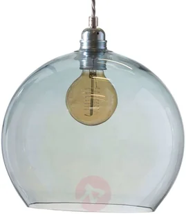 EBB & FLOW EBB & FLOW Rowan lampa wisząca niebieska  28cm - Lampy sufitowe - miniaturka - grafika 4