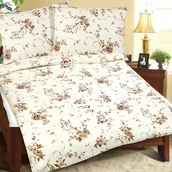 Pościel - Bellatex Pościel z kory Kwitnąca róża, 140 x 200 cm, 70 x 90 cm, 140 x 200 cm, 70 x 90 cm - miniaturka - grafika 1