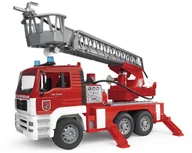 Samochody i pojazdy dla dzieci - Bruder Zestaw MAN Straż pożarna 02771 + czerwony kask - miniaturka - grafika 1