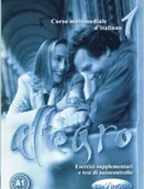 Książki do nauki języka włoskiego - Mandelli Anna, Nuti Nadia Allegro 1 esercizi supplementari e test di autocontrollo - mamy na stanie, wyślemy natychmiast - miniaturka - grafika 1