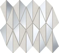 Płytki ceramiczne - Tubądzin Zień SOPHISTICATED LUCID PEARL MOZAIKA ŚCIENNA 26,9X23 - miniaturka - grafika 1