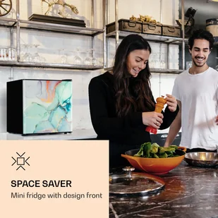 Lodówka Klarstein CoolArt HEA20-Pastel-46 - Lodówki - miniaturka - grafika 2