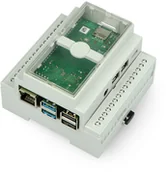 Akcesoria do komputerów jednopłytkowych - Multicomp Pro Obudowa do Raspberry Pi 4B na szynę DIN - Multicomp Pro - szara FAR-16544 - miniaturka - grafika 1