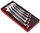 Klucze i nasadki - FACOM Moduł 5 kluczy oczkowo-płaskich OGV 27-34 mm MODM.440-2 - miniaturka - grafika 1