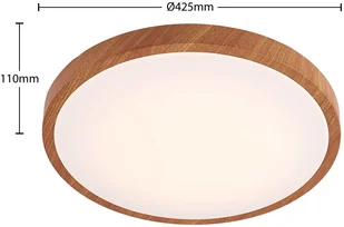 Lindby Mynte lampa sufitowa LED, okrągła, 42,5 cm - Lampy sufitowe - miniaturka - grafika 5