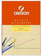 Szkolne artykuły papiernicze - Canson 200067106 Graph Paper A4, biały 200067106 - miniaturka - grafika 1