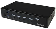 Przełączniki KVM - StarTech Startech sv43 1hdu3 a2 4 port HDMI KVM Switch with USB 3.0 Hub schwarz SV431HDU3A2 - miniaturka - grafika 1