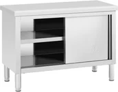 Meble gastronomiczne - Royal Catering Stół gastronomiczny ze stali nierdzewnej 120 x 50 cm udźwig 330 kg RCAT-120/50-WT - miniaturka - grafika 1