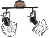 Lampy sufitowe - Leuchten Direkt 15672-78 - Oświetlenie punktowe JARO 2xE27/60W/230V - miniaturka - grafika 1