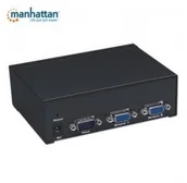 Rozgałęźniki - Manhattan Rozdzielacz / Splitter VGA 2/1 350MHz IDATA IVIEW-MS2 207331 - miniaturka - grafika 1