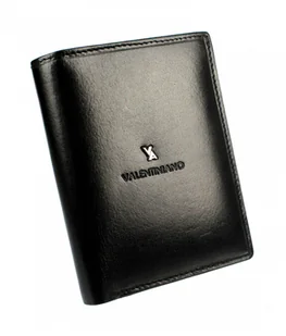 VALENTINIANO Portfel Męski  (PL) Skóra Cielęca Duży Pionowy Z Zapinką Wewnątrz Jedno Skrzydełko Pionowy Suwak 7680056-9 - Portfele - miniaturka - grafika 7