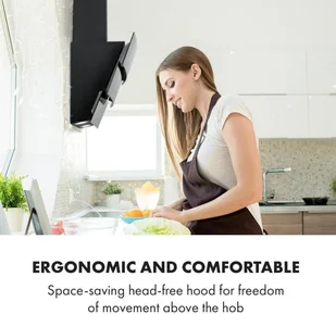 Klarstein CGCH5-Antonia60-BK - Okapy kuchenne - miniaturka - grafika 8