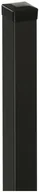 Ogrodzenia - Polbram Steel Group Słupek Steel Group 5 x 5 x 200 cm czarny ocynk - miniaturka - grafika 1