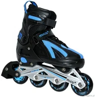 Rolki - Mico Łyżworolki Volt Blue czarno-niebieskie PW-126B-9 PW-126B-9 - miniaturka - grafika 1