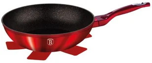 WOK GRANITOWY 28cm BERLINGER HAUS RED METALLIC LINE BH-1267 - Woki - miniaturka - grafika 2