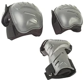 Ochraniacze - HUDORA zestaw ochraniaczy dla dorosłych - biomeschanisch, rozm. M - wyposażenie ochronne ochraniacze - 83030/AM 83030/01 - miniaturka - grafika 1