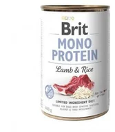 Mokra karma dla psów - Brit Mono Protein Lamb & Rice puszka 400g 104-100053 - miniaturka - grafika 1