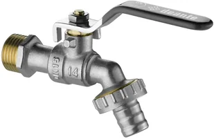 Deante Zawór ogrodowy kulowy 3/4" z adapterami chrom VFA 252L - Zawory i kraniki - miniaturka - grafika 3