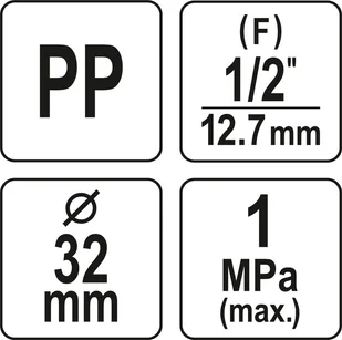 marka niezdefiniowana ZŁĄCZKA PP GW 32MM x 1/2" - Rury - miniaturka - grafika 4