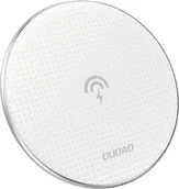 Ładowarki do telefonów - Dudao Dudao ultra cienka stylowa bezprzewodowa ładowarka Qi 10 W biały (A10B white) - Biały - miniaturka - grafika 1