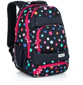 Plecaki szkolne i tornistry - Topgal Plecak młodzieżowy w kropki YUMI 22031 - - miniaturka - grafika 1