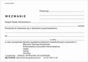 Druki akcydensowe - Firma krajewski Wezwanie w celu szczepienia [Mz/3-90-80] Mz/3-90-80 - miniaturka - grafika 1