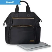 Torby i organizery dla mam - Skip Hop plecak main frame wide Open Black - miniaturka - grafika 1
