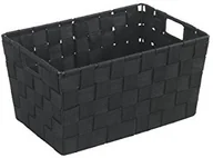 Pudła i pojemniki do przechowywania - Wenko WENKO kosz do przechowywania-częściowy zestaw w czarnym kolorze 198780_Schwarz - miniaturka - grafika 1