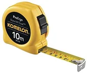 Poziomice, łaty, miary - Komelon komelon pe105 proergo zwijana taśma miernicza | znak homologacji typu WE taśma miernicza dokładności II | metr Roll długość pasma 10 m | 1 sztuki PE105 - miniaturka - grafika 1