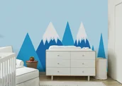 Naklejki na ścianę - Coloray.pl Naklejki na ścianę Niebieskie Góry BubbleFree - miniaturka - grafika 1
