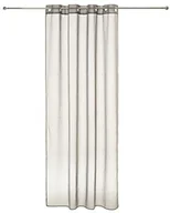 Zasłony - Atmosphera Zasłona okienna z etaminy kolor szary 140 x 240 cm B0172OX3B4 - miniaturka - grafika 1