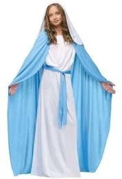 KRASZEK Kraszek, Strój dla dzieci "Maryja", rozmiar 140/150 cm - Stroje karnawałowe - miniaturka - grafika 2