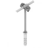 Piorunochrony - An-Kom Uchwyt z kołkiem rozporowym Z-śruba M12 L=10cm,B-25mm AN-40A/OG/ (C192316) AN-40A/OG/ - miniaturka - grafika 1