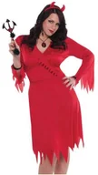 Stroje karnawałowe - Amscan Strój dla dorosłych "Sexy Diablica", rozm. XXL 997515 - miniaturka - grafika 1