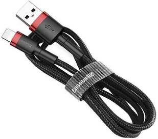 Baseus Kabel USB Kevlar USB Lightning iPhone 2.4A 1m Czerwony - Kable USB - miniaturka - grafika 6