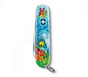 Victorinox Zestaw dla dzieci scyzoryk My First zwierzęca edycja DELFIN Skip 0.2373.E1 0.2373.E1 - Scyzoryki - miniaturka - grafika 4