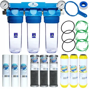 Filtr Wody Wstępny Cały Dom 3 Stopniowy Zmiękczacz - Uzdatniacze wody - miniaturka - grafika 3