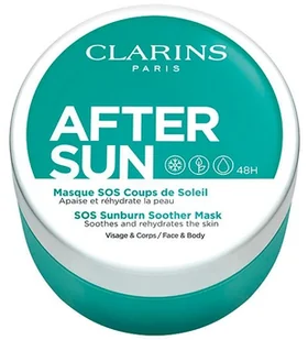 Clarins After Sun Sos Sunburn Soother Mask (100ml) - Kosmetyki po opalaniu - miniaturka - grafika 2