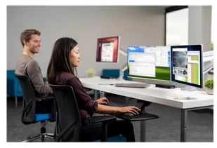 Kensington Pojedynczy uchwyt na monitor SmartFit One-Touch AJKENM0SF000005 - Uchwyty do monitorów - miniaturka - grafika 3