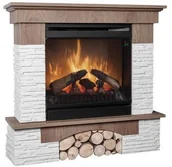 Kominki elektryczne - Dimplex Kominek elektryczny PORTO ECO LED DĄB - miniaturka - grafika 1