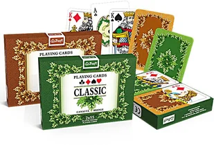 Trefl Classic w puszce 2x55 kart K15101 - Gry karciane - miniaturka - grafika 2