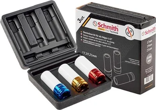 SCHMITH ZESTAW NASADEK UDAROWYCH 1/2" DO ALUFELG 3SZT. - Klucze i nasadki - miniaturka - grafika 2