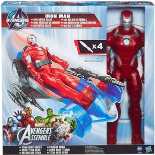 Hasbro A7363 Avengers Iron Man figurka + pojazd A7363 - Figurki dla dzieci Hasbro A7363 Avengers Iron Man figurka + pojazd A7363 - Figurki dla dzieci - miniaturka - grafika 1