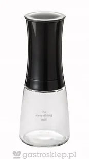 Kyocera ziołowych i młynek do przypraw The Everything Mill z regulowanym mechanizm ceramiczny, wysokość: 16 cm ceramika 21 x 7 x 7 cm, czarna, CM-20 °C-BK CM-20C BK - Pojemniki na przyprawy - miniaturka - grafika 3