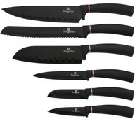 Noże kuchenne - Berlingerhaus Zestaw Noży BH-2337 Black Rose BH-2337 - miniaturka - grafika 1