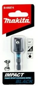 Makita Adapter udarowy 1/4" HEX na 1/2" B-66874 B-66874 - Klucze i nasadki - miniaturka - grafika 3