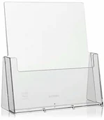 Pojemniki biurowe - Taymar taymar Stojak na prospekty DIN A4, przezroczysty LA-330 - miniaturka - grafika 1
